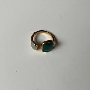 Gold and Green Ring